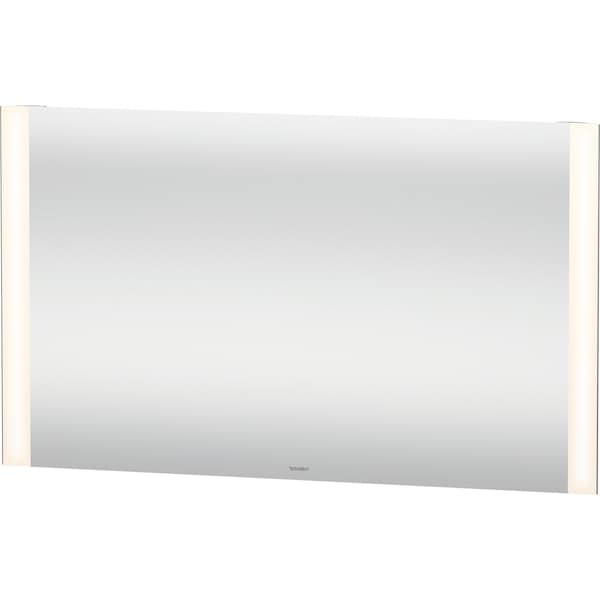 Duravit Light & Mirror Mirror, 47 1/4 X1 3/8 X27 1/2 White Matt, Light Fields, Square, Switch & External LM7868000006000 - main